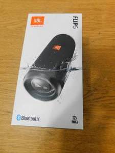 lot 32 image: JBL Flip 5 Portable Waterproof Bluetooth Speaker - Black