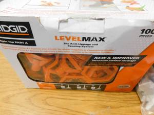lot 52 image: RIDGID LevelMax Tile Anti-Lippage and Spacing System Kit