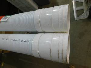 lot 65 image: (2) 4 in. x 10 ft. Triplewall Pipe Solid