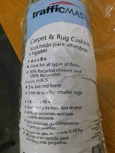 lot 79 image: TrafficMaster 6 ft. x 8 ft. 5 lb. Density Premium Plush Rug Pad