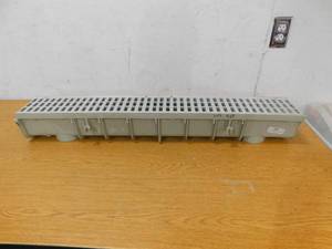 lot 119 image: NDS Pro Series 5 in. x 40 in. Channel Drain and Grate Kit