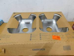 lot 126 image: Glacier Bay Drop-In Stainless Steel 33 in. 4-Hole Double Bowl Kitchen Sink