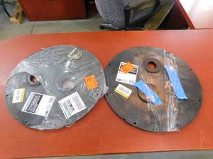 lot 129 image: (2) Everbilt 18 in. Basin Cover for Sump and Sewage Basins
