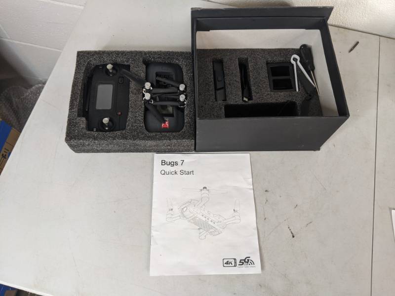 lot 399 image: CIS 4K UHD Wi-Fi GPS IndoorOutdoor Mini Drone