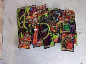 lot 34 image: Lot of (20) Ghoulish Glow Bracelets & Necklaces