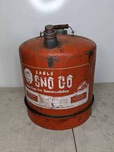 lot 361 image: Vintage Eagle Sno Go Gas Can for Snowmobiles