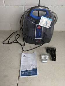 lot 167 image: BISSELL SpotClean ProHeat Portable Spot and Stain Carpet Cleaner