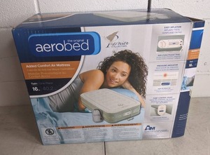 lot 62 image: Premier 2-Layer 16 Twin Air Mattress with Built-In Pump