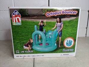 lot 132 image: Outdoor Indoor Bestway Up, In & Over Octopus Bouncer