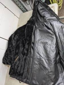 lot 92 image: Alamo Uomo Reversible Leather Jacket