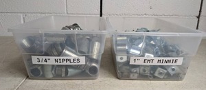 lot 49 image: Electrical Lot 34 Nipples, 1 EMT Minnie