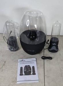 lot 421 image: beFree Sound 2.1 Channel Bluetooth Multimedia LED Dancing Water Sound System