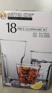 lot 393 image: Set of (14) Better Chef Glassware