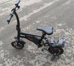 lot 901 image: GlareWheel EB-X5 Folding 36V Black Electric Bike 