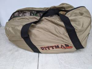 lot 467 image: Pittman Fabric Xtreme 20 Airbed with Built-in Electric Air Pump - Queen, Realtree XTRA Camouflage