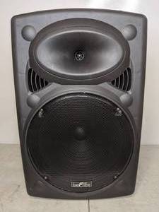 lot 468 image: beFree Sound 15 Inch Bluetooth Powered Portable PA Party Speaker