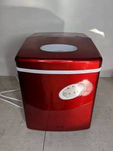 lot 485 image: NewAir Portable Ice Maker in Red