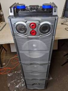 lot 459 image: beFree Sound Party Lights Triple Subwoofers