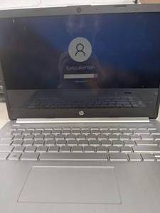 lot 508 image: HP 14 HD AMD Athlon Silver 4GB Memory 64GB Flash Memory Windows 10 Laptop Computer  Natural Silver