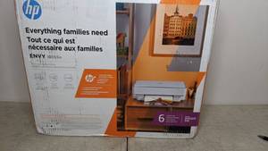 lot 591 image: HP ENVY 6055e Wi-Fi All-in-One Inkjet Printer
