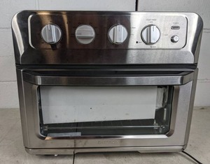 lot 257 image: Chefman Toast-Air 20L Air Fryer Toaster Oven, 7-in-1 Combo wConvection Bake & Broil - Stainless Steel