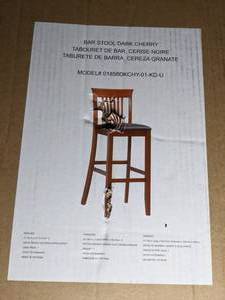 lot 248 image: Triena Collection Craftsman Bar Stool