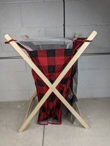 lot 567 image: Trend Lab Lumberjack Moose Hamper