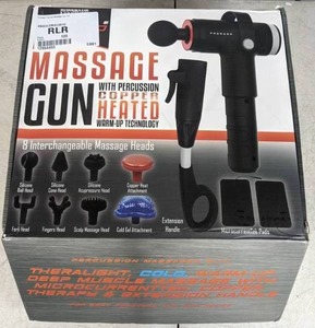 lot 275 image: Beautyko Prosage Thermo Massage Gun with Percussion Heated Warm-Up Technology