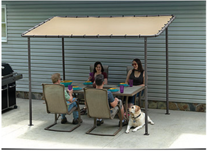 lot 494 image: ShelterLogic 10 x 6 Solano Gazebo Canopy