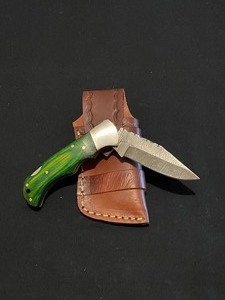 Fantastic Custom Damascus Steel Folding Knife