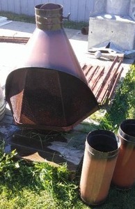 lot 1 image: Wood Burning Fire Hood Fireplace