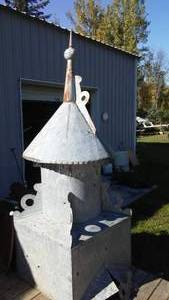 lot 3 image: Vintage Cupola with Patina.