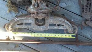 lot 20 image: Antique Hay Trolley - Complete with Rails