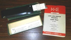 lot 31 image: Vintage 1947 K and E Slide Rule.