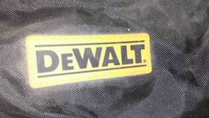 lot 51 image: DeWalt Bag, Personal Heater, Paper towel dispenser with key.