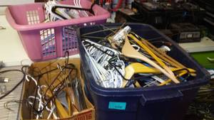 lot 53 image: Hangers, Hangers and MORE Hangers.