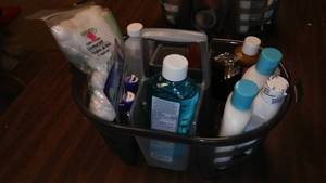 lot 135 image: Personal Hygiene Toiletries Basket  All NEW Products