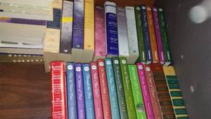 lot 201 image: Books in Covered Tote