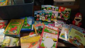 lot 202 image: Childrens Books, Red Rover Interactive Game, tote and more