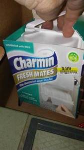 lot 203 image: Misc. Charmin Fresh Mates, Electrical Strip and more.