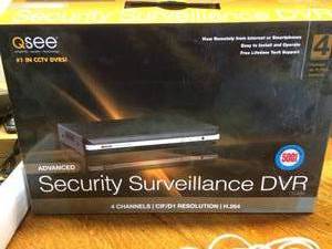 lot 61 image: Q-See QS494 Advanced Security Surveillance DVR - Great Used Condition