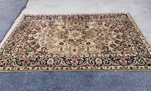 lot 31 image: WOW MSRP $1800 Oriental Weavers Sphinx Legends Merlin 100% Wool 56x86 Area Rug - Great Condition - No Stains