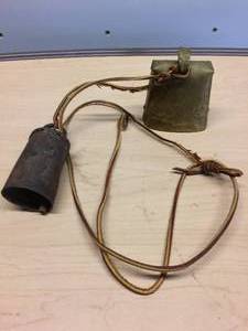 lot 47 image: 2 Vintage Cow Bells