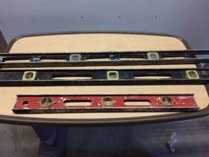 lot 92 image: Lot Of 3 Vintage Metal Levels - All Still Work - There are 2 that are 4 & 1 that is 2