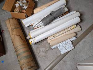 Pipe Insulation, Shelf Paper, and Box of Tape&nbsp