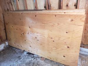 Lot of (4) Full 48 Sheets of 1532 Plywood&nbsp