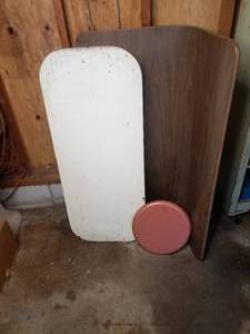 Vintage Restaurant Bench Seat Top, Table Top, and Stool Top