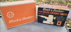 Vintage Black and Decker U-44 Deluxe Finishing Sander
