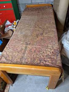 Small Vintage Wooden Bed Frame