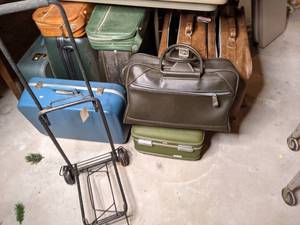 All the Suitcases and Travel Bags with Bag Dolly